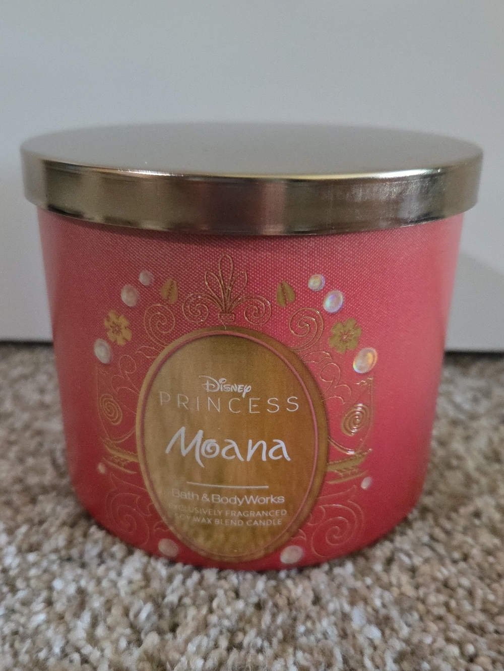 MOANA 3 Wick Candle Bath & Body Works + Disney Princess